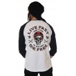 Dragstrip Clothing Americana Baseball top Live Fast